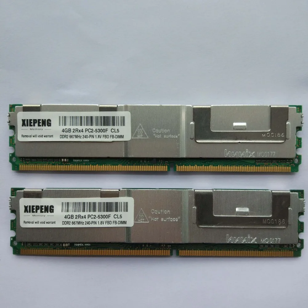 Серверная память для Dell powerveld nx1950 NF600 NF500 4 Гб DDR2 ECC FBD 8 ГБ 667 МГц 2Rx4 полностью