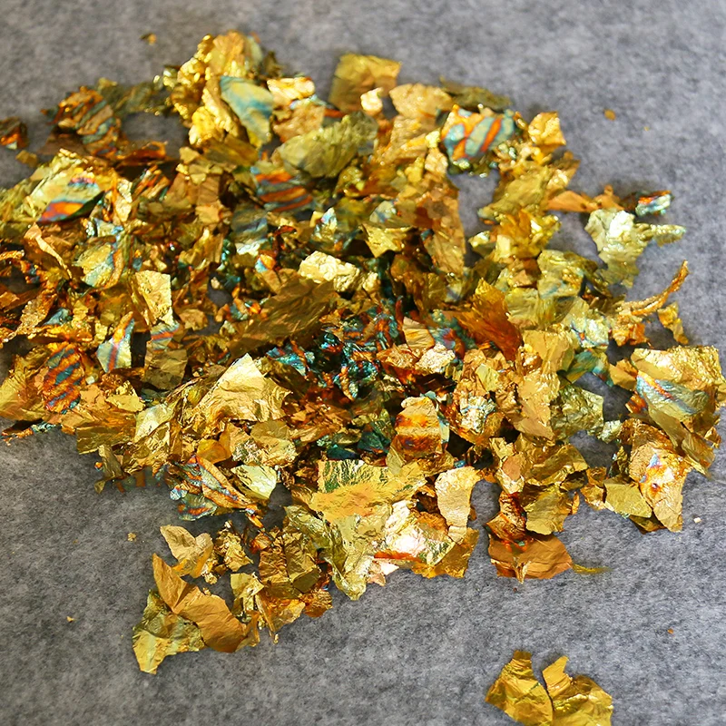 Известный китайский золотой завод питания сломанный цвет фольги бесплатная
