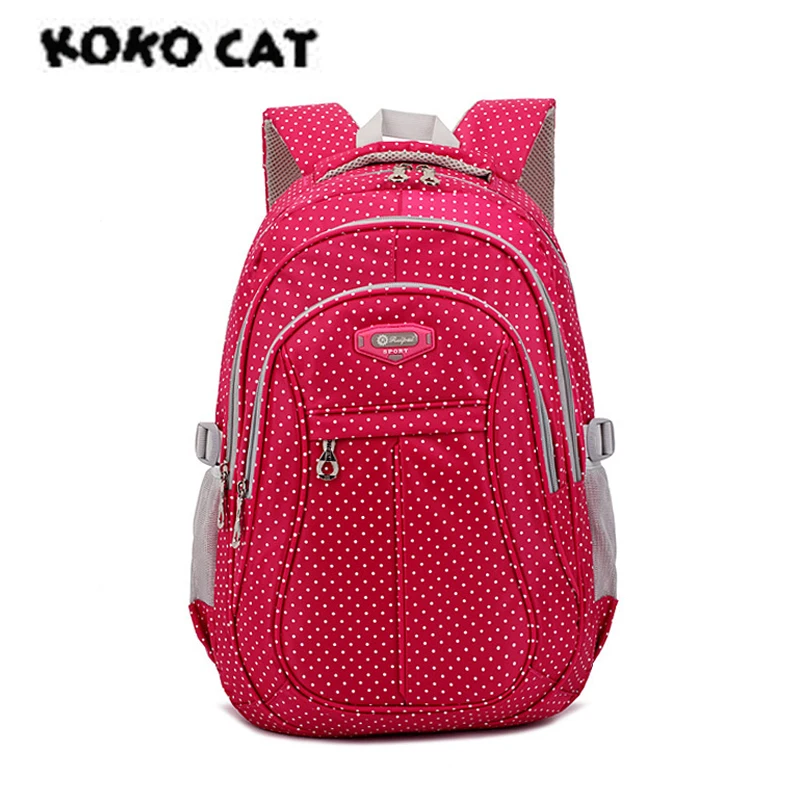 KOKOCAT светильник для девочек школьный рюкзак подушка спины водонепроницаемая