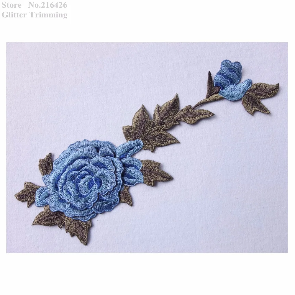 Бесплатная доставка 2 шт./лот x синий/темно-синий/оливково-зеленое цветочное