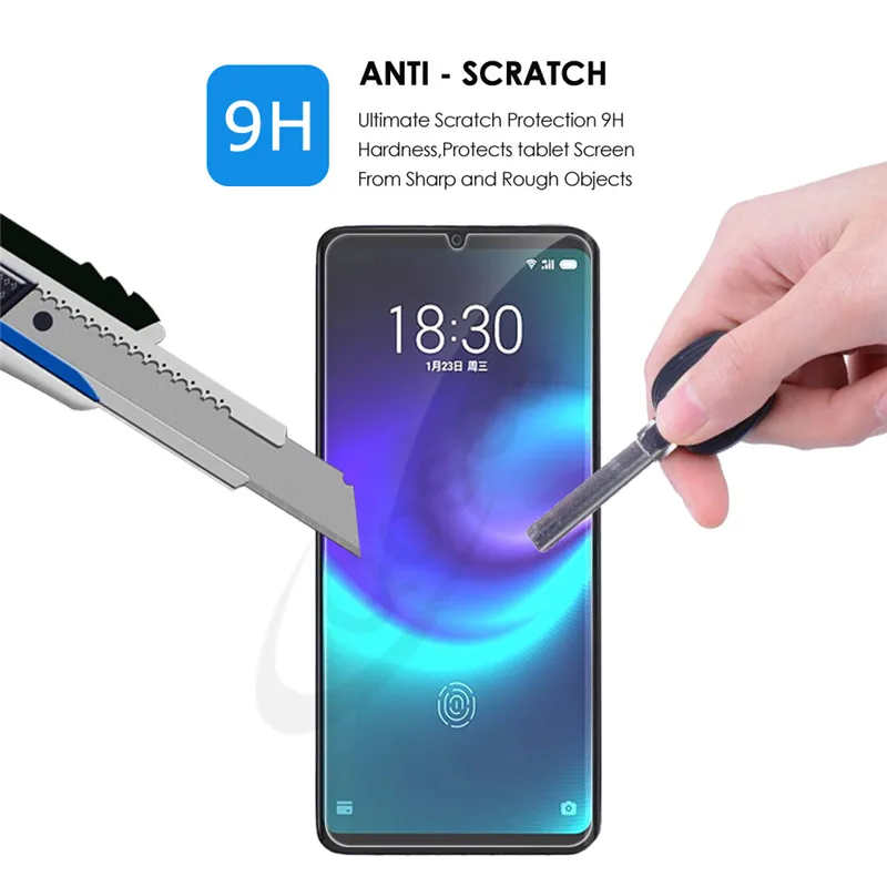 2 шт. телефон экран протектор для Meizu Zero закаленное стекло 2.5D Arc 9 H ультра тонкий