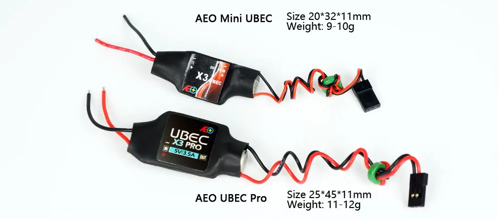 AEORC Mini UBEC BEC (3 3 V 3A/5V 5A/6V 3A/7 2 2.5A/9V 4.5A/12V 2.5A/12V 4.5A) для радиоуправляемого самолета|Детали