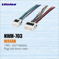 car cd dvd player power wire cable plug for nissan 1995 1999 2000 2001 2002 2003 2004 2005 2006 2007 plugs into factory radio
