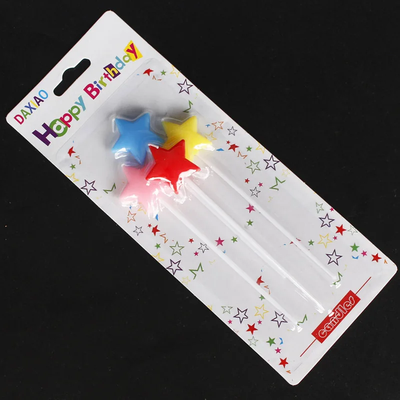 multicolor pentagram Свадебные изогнутые свечи для торта, 8 шт., защита окружающей среды, нетоксичные, для детской вечеринки на день рождения, безопасные, для украшения дома, товары - Цвет: multicolor pentagram