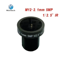 hd cctv lens 5 mp 2 1mm m120 5 mount 12 5 f2 0 150 degree for video surveillance ip camera