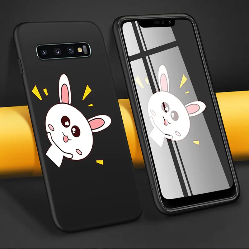 Color Matte Cases for Samsung Galaxy S6 S7 S8 S9 Edge Plus Protection Four Cover S10 S10+ G973 G975 Ultrathin Capa |