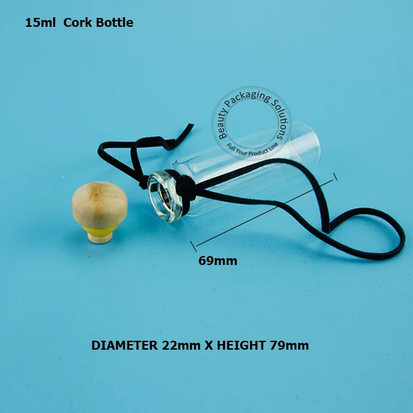 Многофункциональная стеклянная бутылка 15 мл декоративная банка 1/2 унции