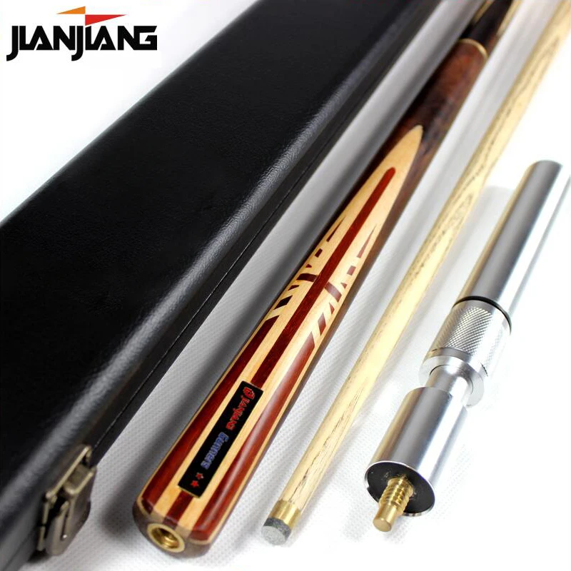 JIANJIANG Gunners Snooker Stick кий 3/4 штук с чехлом удлинителем бильярдная палка 9 8 мм
