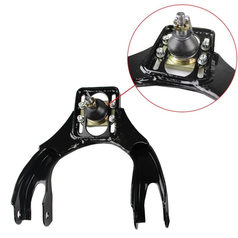 Часть шасси красный/черный/серебристый Регулируемый левый и правый передний