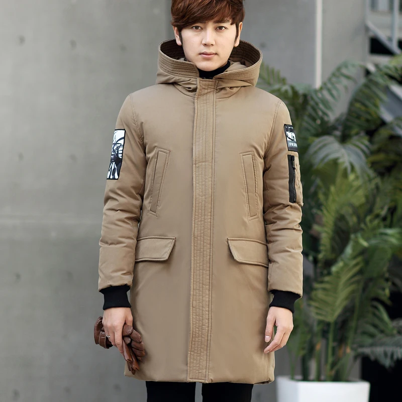 Новое поступление 2018 зимняя мужская куртка с хлопковой подкладкой длинное