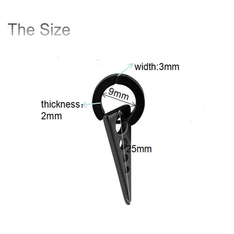 YongChang Cool earrings triangle pendant man woman fashion piercing jewelry 1 pair | Украшения и аксессуары