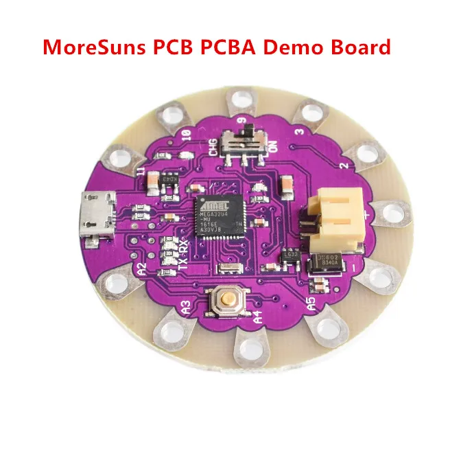 Плата ATmega32U4 для LilyPad Arduino макетная плата микроконтроллера USB 10 шт.| |