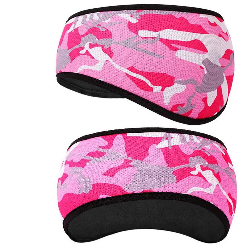 Повязка на голову унисекс флисовая зимняя ветрозащитная 2019