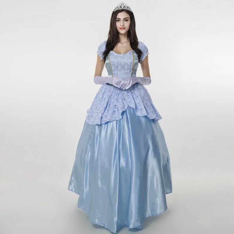 

Ladies Deluxe Fairy Tale Princess Costume Halloween Party Princess Party Fantasia Fancy Dress
