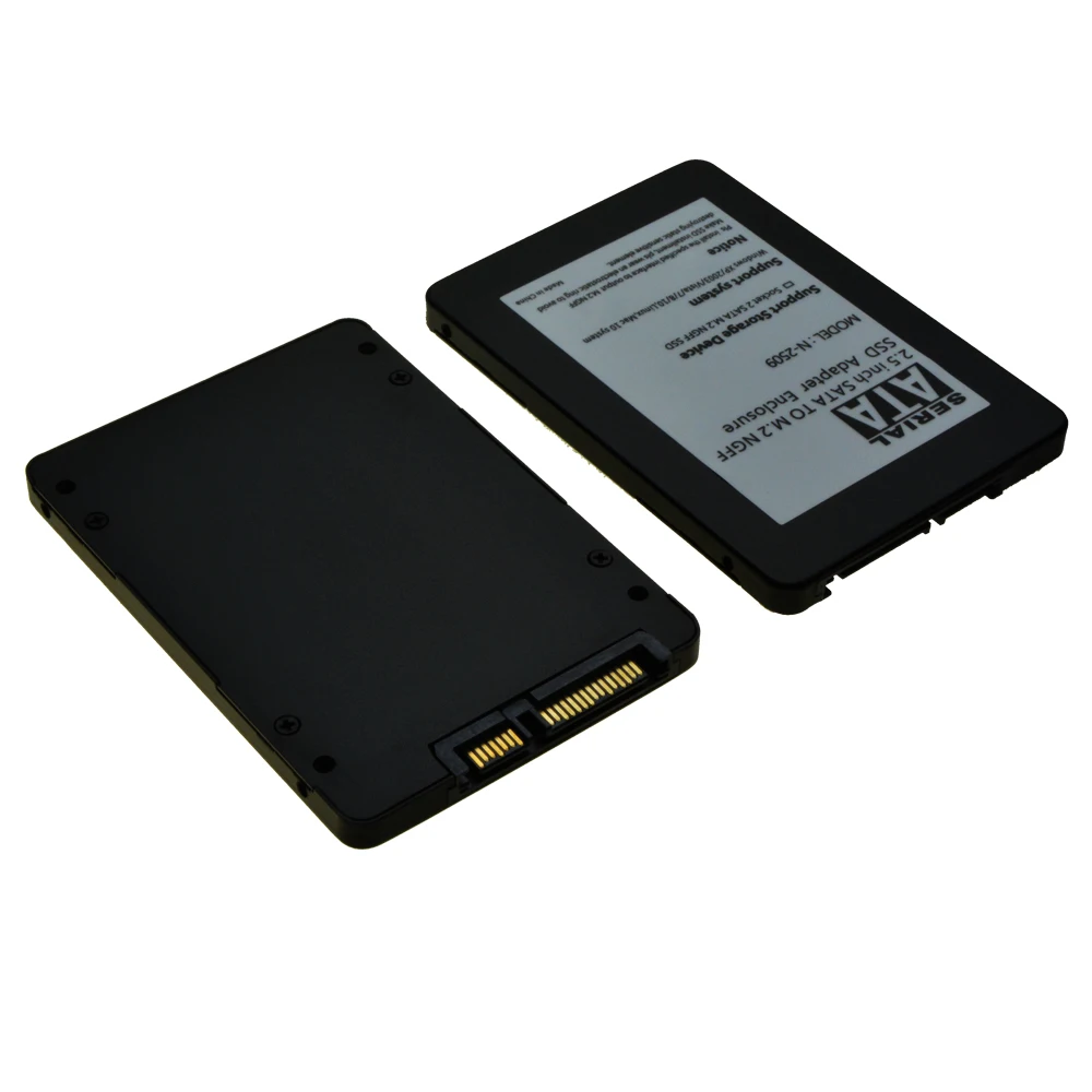 B + M key M.2 NGFF SSD на 2 5 SATA 6 ГБ/сек. адаптер карта с корпусом гнездо конвертер 22Pin 3 0