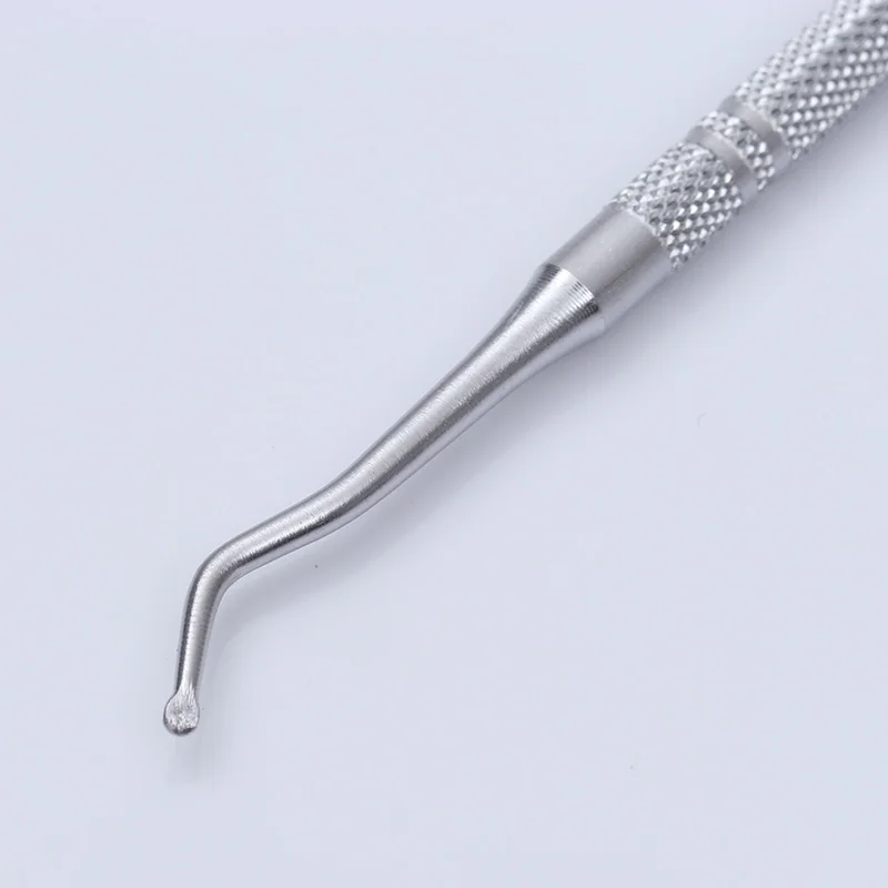 Двухсторонний Педикюр кутикулы толкатель выбор из нержавеющей стали ногтей