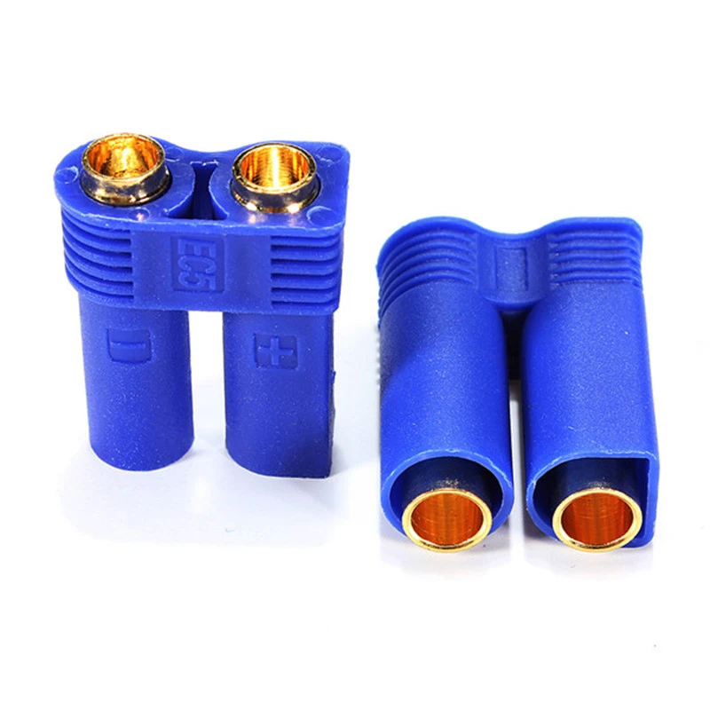 

5 Pairs/Lot EC5 Banana Plug Bullet Connector Female+Male for RC Part