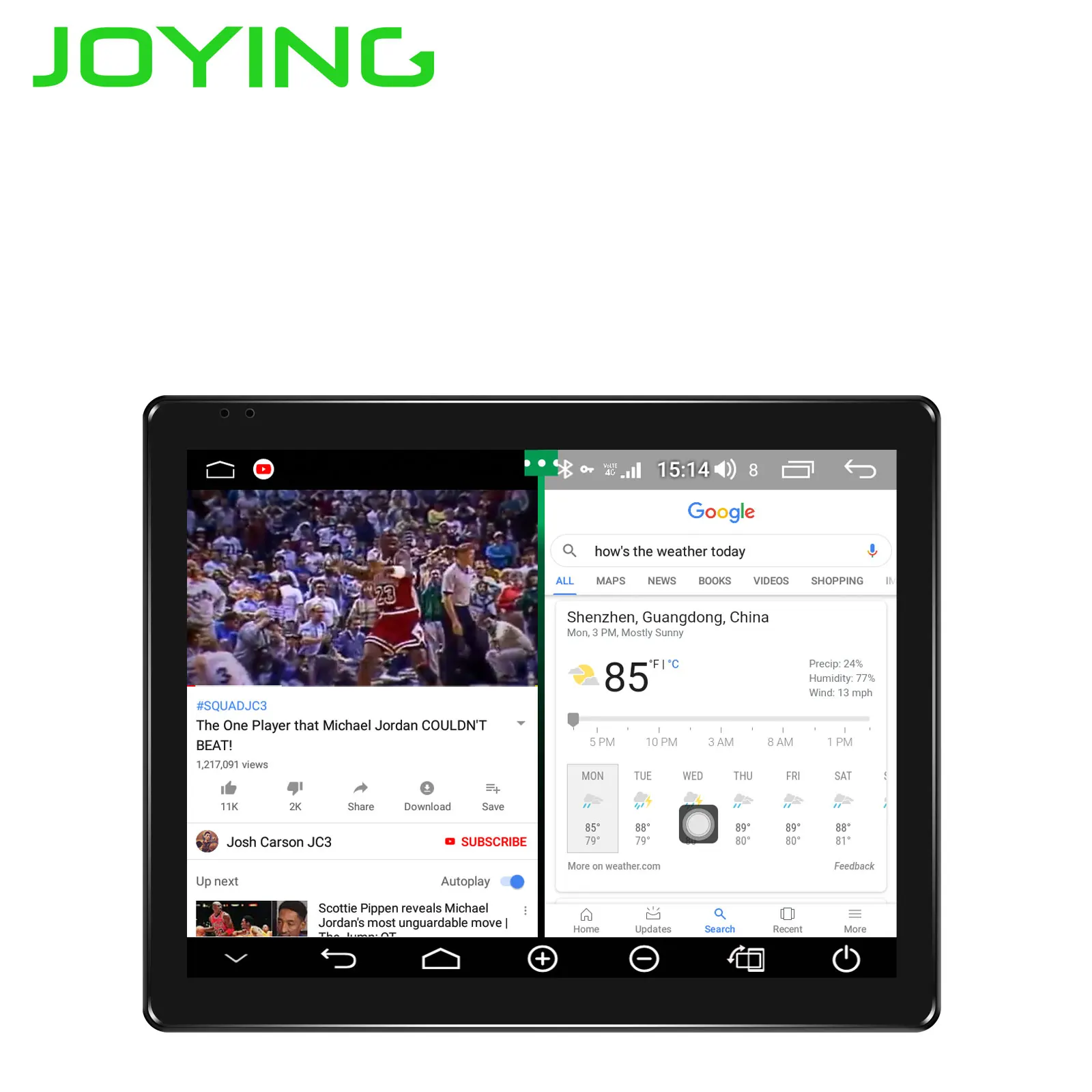 JOYING 9,7 дюймов ips экран 1024*768 one din Android 8,1 Автомагнитола 4 Гб+ 64 Гб Поддержка 3g/4G DSP SWC быстрая загрузка gps Авторадио gps карта