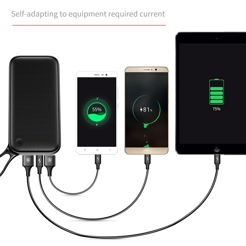 Baseus 20000 мАч Quick Charge 3 0 Power Bank USB C Pover Poverbank Портативное зарядное Внешнее устройство