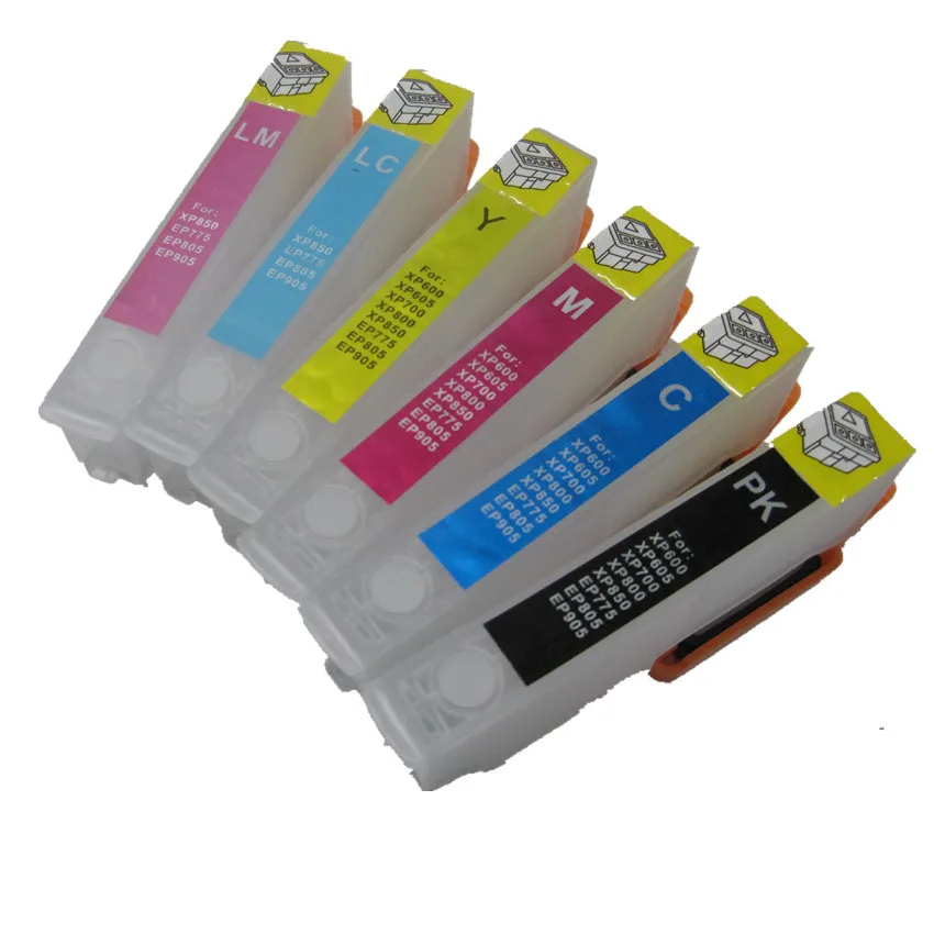 Совместимый пополняемый картридж для чернил T2431 T2436 фотографий Epson|refill lexmark ink