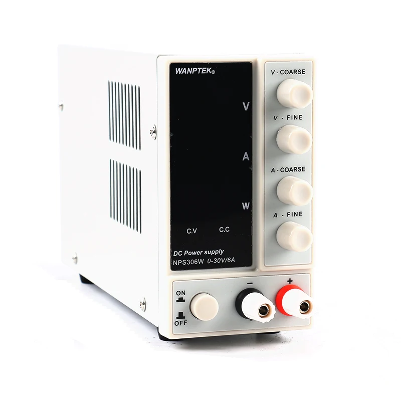NPS306W NPS3010W мини импульсный источник Регулируемый DC Питание с Мощность дисплей 30V6A/30V10A 0,1 V/0.01A/0,01 W