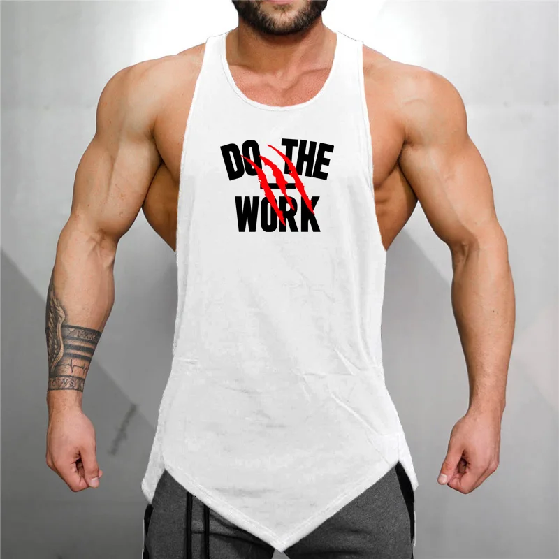 Summer Muscle Tank Tops Men Brand Mens Sleeveless Shirts Clothing Bodybuilding Undershirt Casual Fitness Stringers Tanktops Tees | Мужская