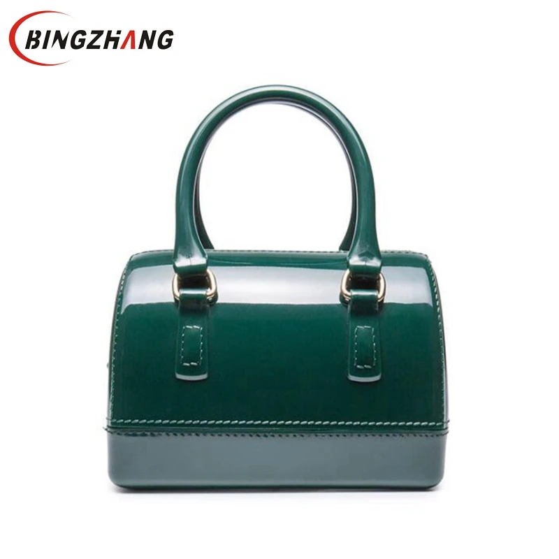 2020 мини женская железная сумочка из ПВХ наплечная подушка силиконовая сумка тоут