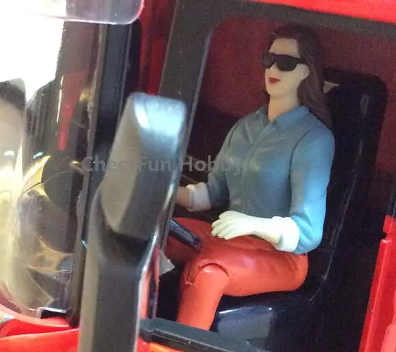 Леди или девочка мальчик со стеклом для 1/14 RC тракторного прицепа ScaniaA R470 R620 KING MAN TGX