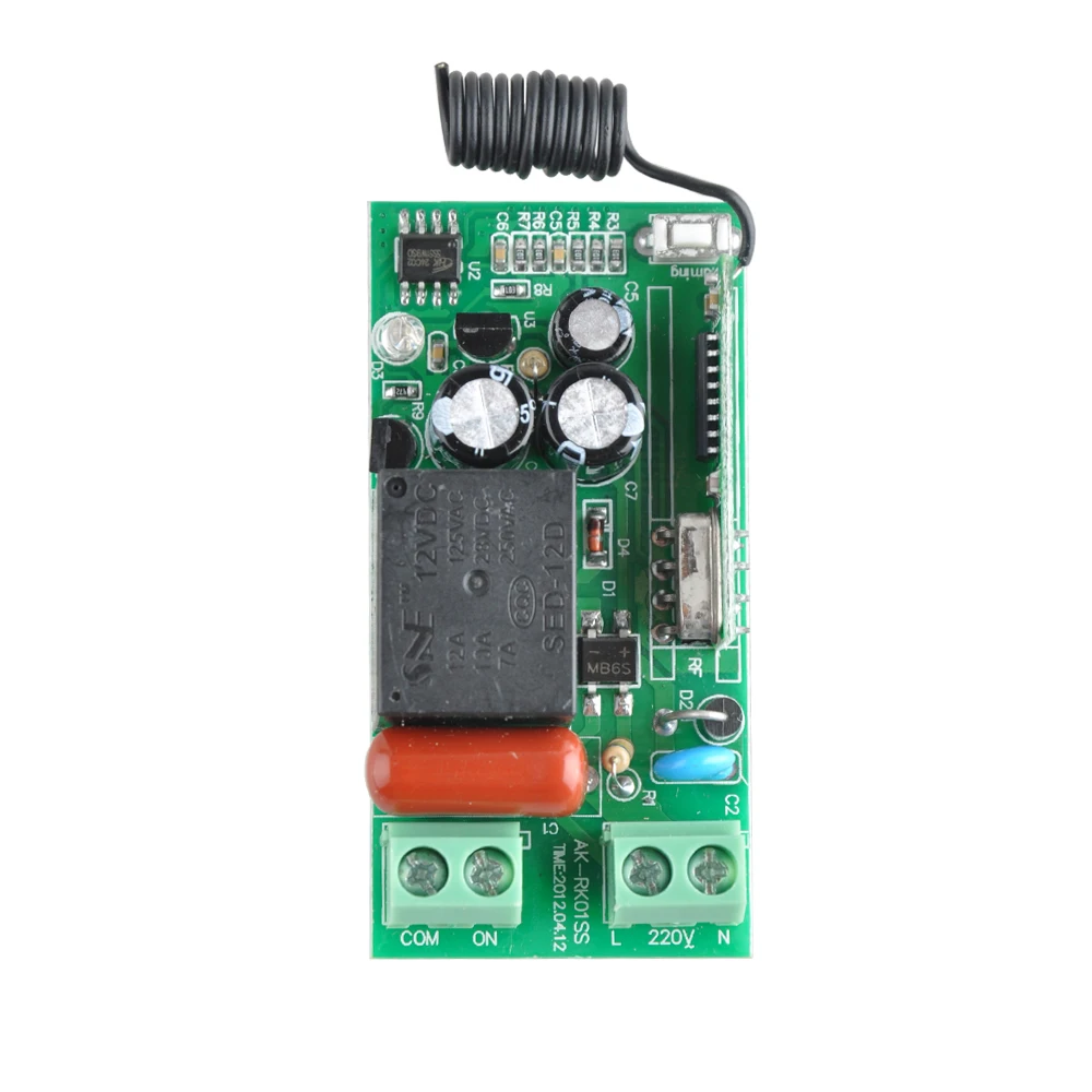 AC 220 V 1CH Wireless Remote Control Switch System 3PCS Receiver + 3 Buttons Transmitter 315mhz/433.92mhz | Обустройство дома