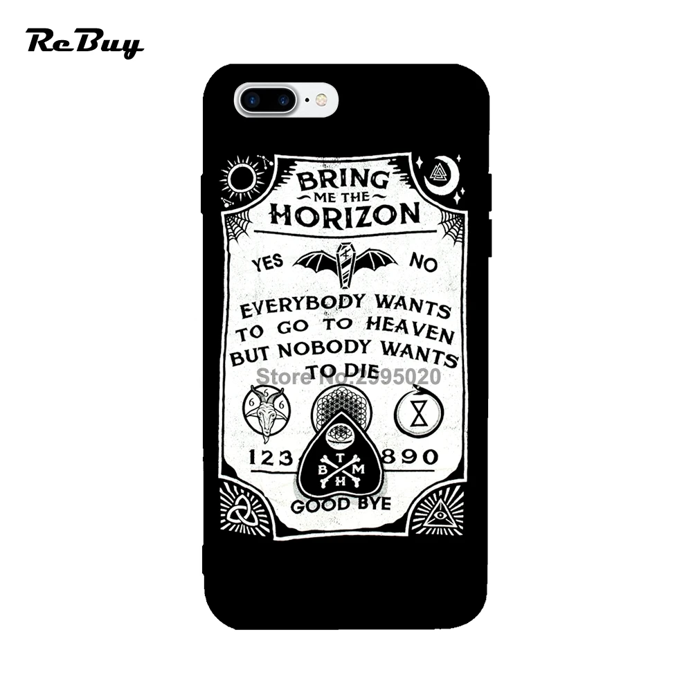 Глазури Чехлы для мангала iPhone 6 6S Plus плюс Bring Me the Horizon 7 принципиально В виде