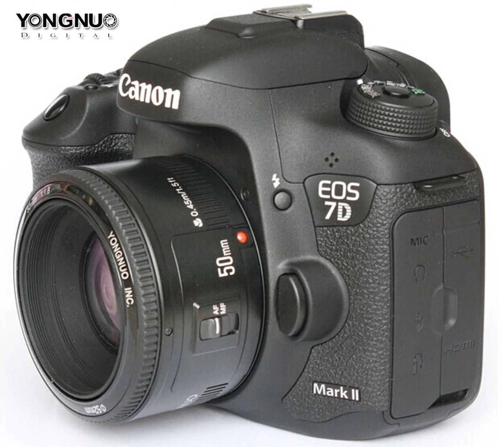 YONGNUO YN EF 50 мм f/1,8 AF объектив 1:1. 8 стандартное фиксированное фокусное расстояние Диафрагма объектива Автофокус Объектив для камер Canon EOS DSLR
