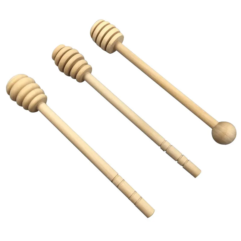 Высококачественная ложка для смешивания мёда практичная ручка 1 шт. деревянная