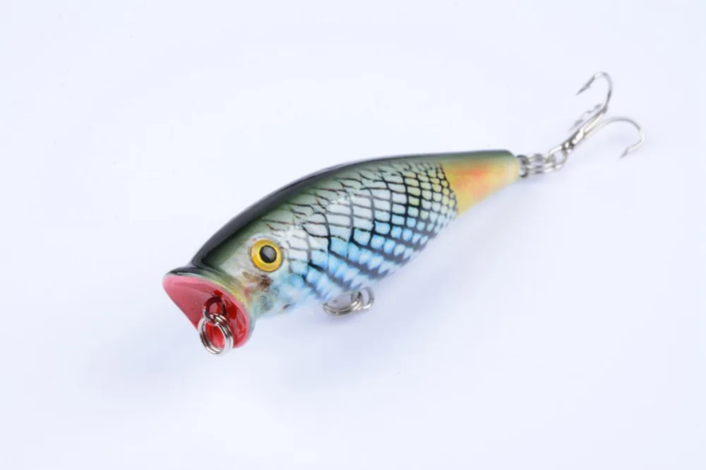 1PCS/lot Popper Lure 5 colors fishing tackle 7.5cm 7.8g lure bait | Спорт и развлечения