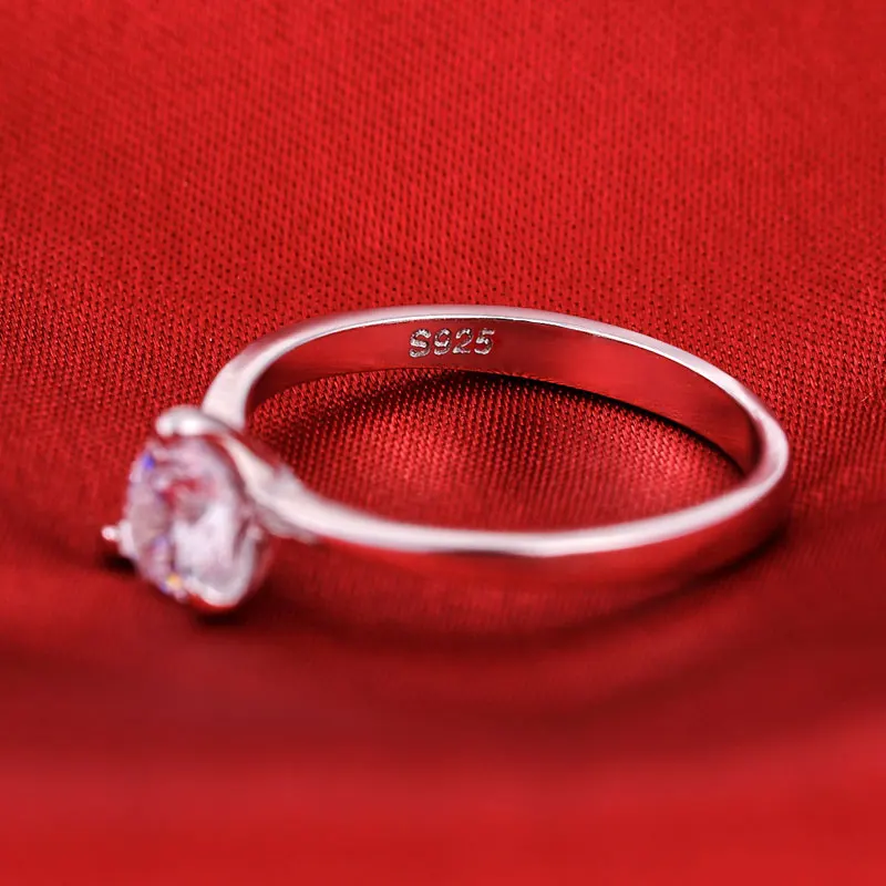 Сплошной подлинный оригинальный твердыми продуктами Модные 925 серебро