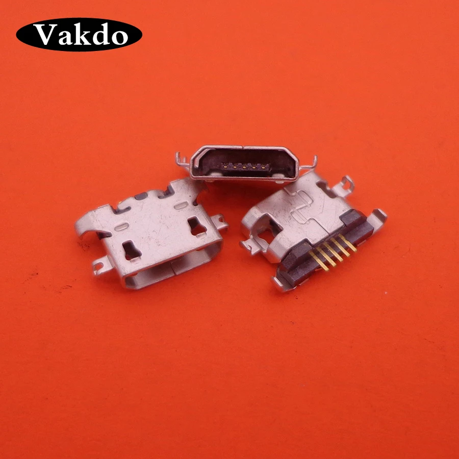 10pcs/Lot Micro Mini Usb Jack Socket Connector Charging Port Dock Plug Replacement Repair For Vernee Thor E | Мобильные телефоны и