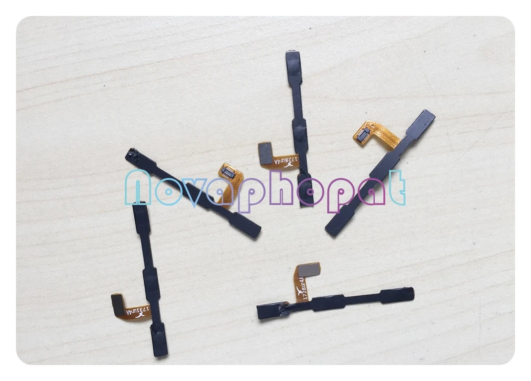 

10PCS Novaphopat Used Power on off Volume up down Switch side Key Button flex cable For ZTE Blade V8 Replacement ;