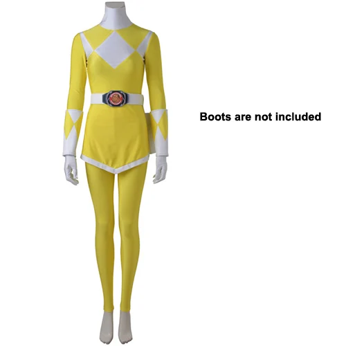 Yellow for female Тиранно Красный Ranger Prince Geki косплей костюм розовый Ptera Ranger Mei Zyuranger черный Bakuryuu sentai Косплей Синий Желтый рейнджер - Цвет: Yellow for female
