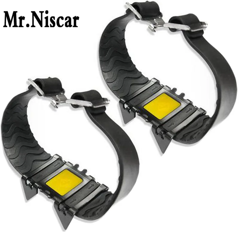 Mr. Niscar противоскользящие Чехлы для обуви для пожилых и детей, зимние скобы, ледяной захват, туристические принадлежности