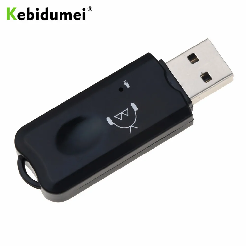 Kebidumei USB Bluetooth стерео аудио Музыка беспроводной приемник V2.1 громкой связи bluetooth адаптер ключ комплект для динамика для iphone