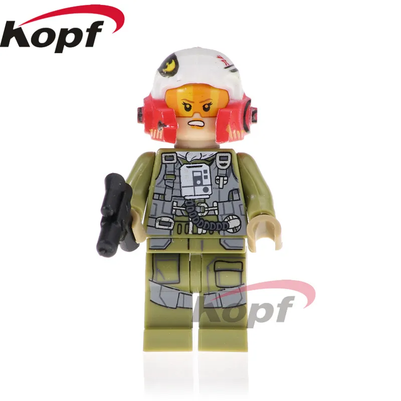 PG785 Without Box Одиночная распродажа космический Люк Скайуокер Ahsoka Tano комплект Fisto Snowtrooper Sabine Wren строительные блоки детские игрушки подарок C023-030 - Цвет: PG785 Without Box