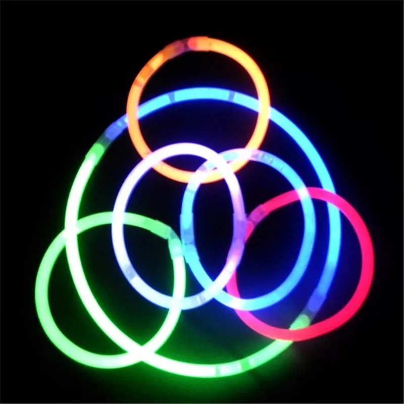 100 шт. разноцветные светящиеся палочки для детей|glow toys|light toylight stick bracelets |
