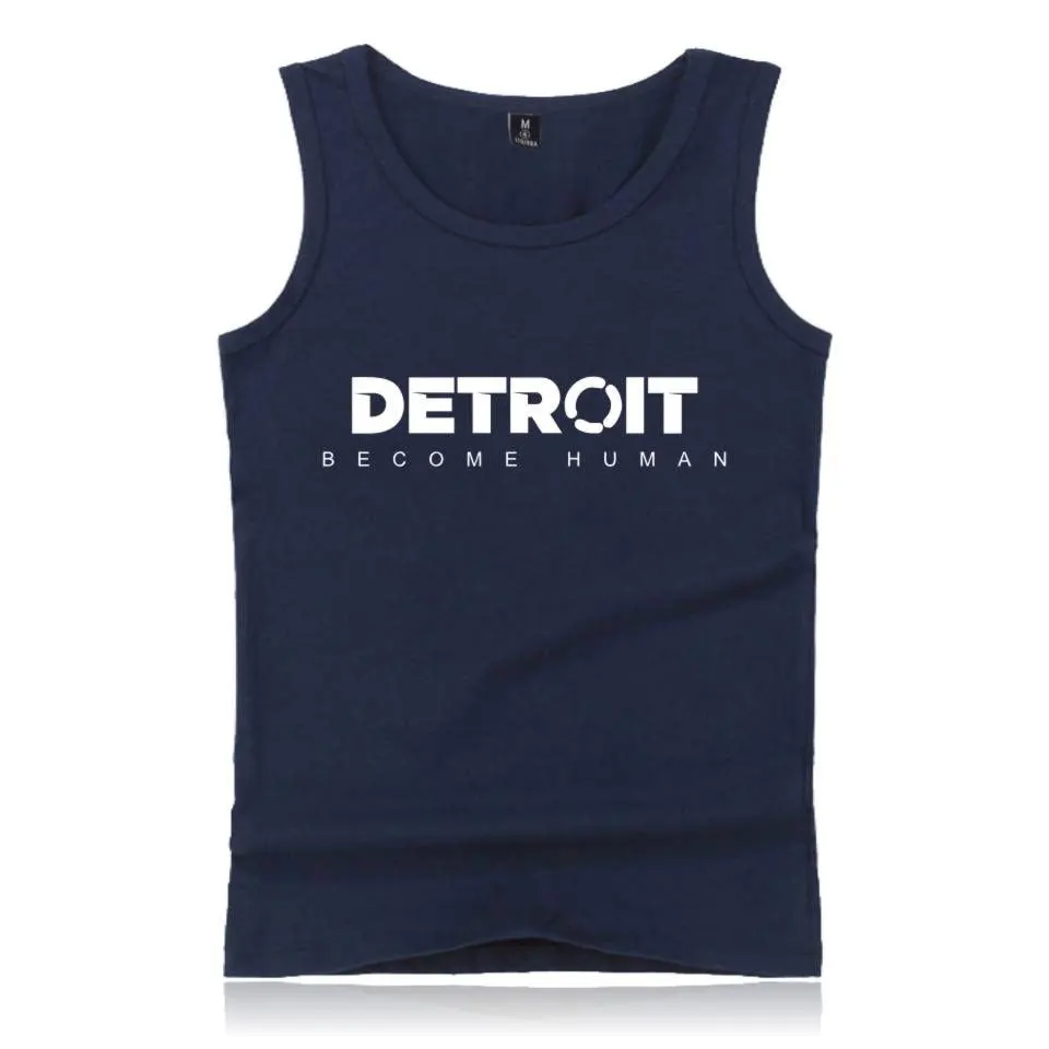 2018 New game detroit become human cosplay Sleeveless summer vest for adult man | Cosplay Costumes