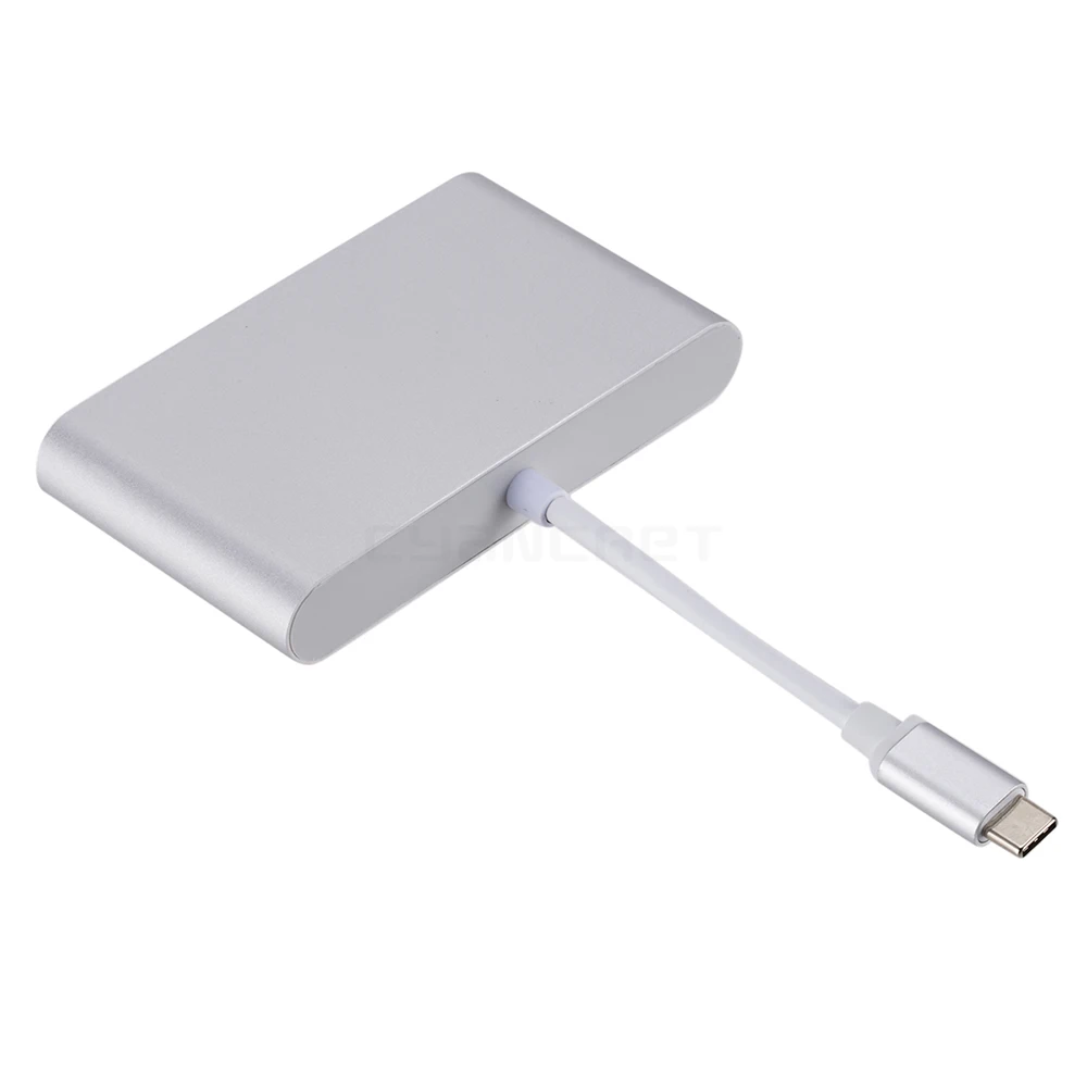 Адаптер Type C USB 3 1 к HDMI 0 RJ45 Ethernet type-C концентратор док-станция конвертер Поддержка 4K