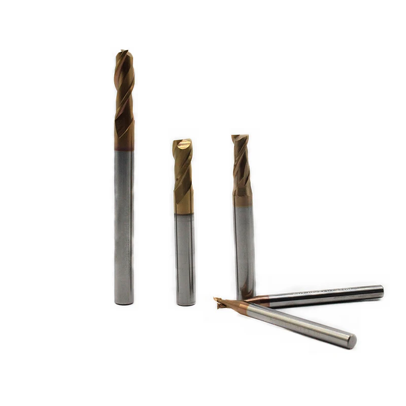 売る 2 フルート HRC60 12 ミリメートル 14 ミリメートル 16 ミリメートル 18 ミリメートル 20 ミリメートルタングステン超硬フラット正方形フラットエンドミル加工カッタースパイラルビット CNC