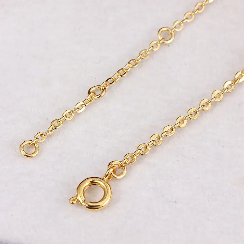 24K желтое золото покрытие браслет с подвеской для девочки-подростка циркон