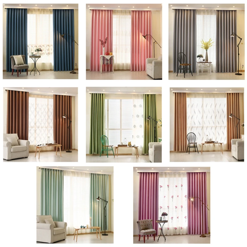Шторы блэкаут однотонные из искусственного льна 75%|curtains for|blackout curtainscurtains for living room