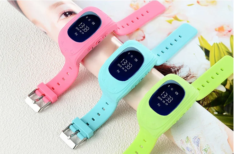 LANGTEK Q50 OLED Child GPS Tracker SOS Smart Monitoring Positioning Phone Kids Watch Compatible with IOS & Android | Электроника
