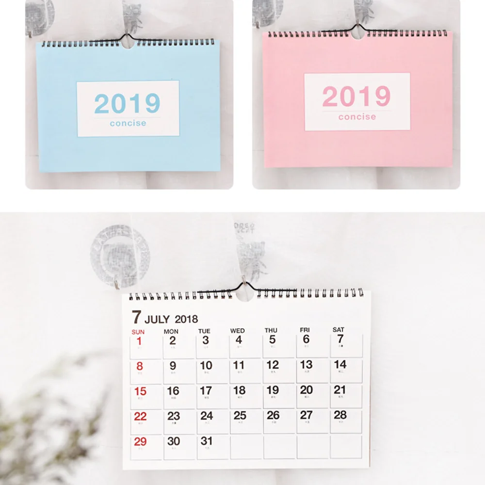 Многофункциональный настенный календарь на 2019 год Еженедельный планировщик