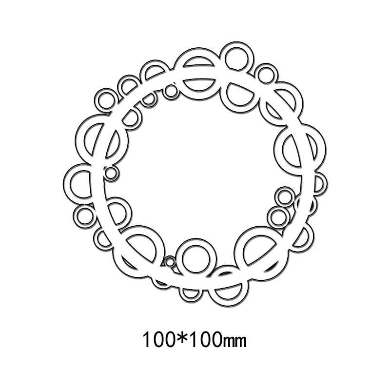 DIY Bubble Circle Frames для поздравительных открыток альбом скрапбукинга креативный