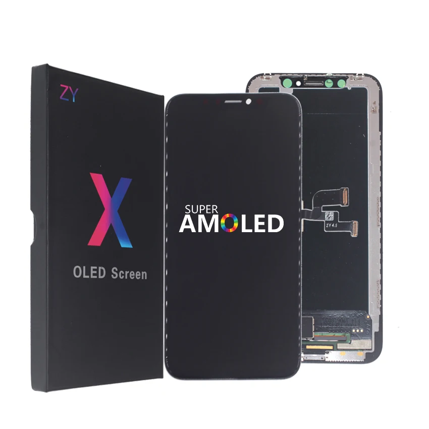 ЖК дисплей AMOLED для iPhone X XS Max XR сенсорный экран с дигитайзером запасные части в